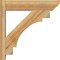 Ekena Millwork Merced Slat Rough Sawn Outlooker, Western Red Cedar, 6"W x 24"D x 24"H OUT06X24X24MRC06RWR - alternate 4